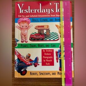 Yesterday's Toys Book - Red/Cream Cover -